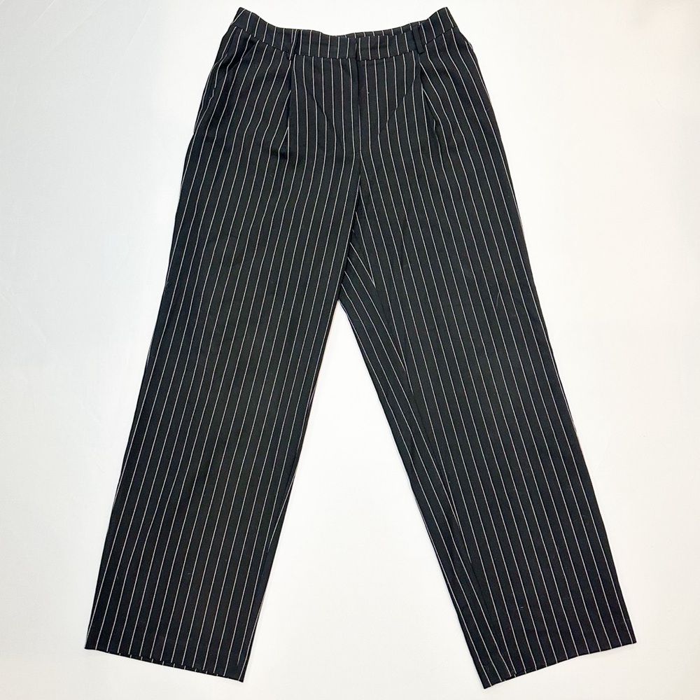 NA-KD Wide Leg Pinstripe Trousers